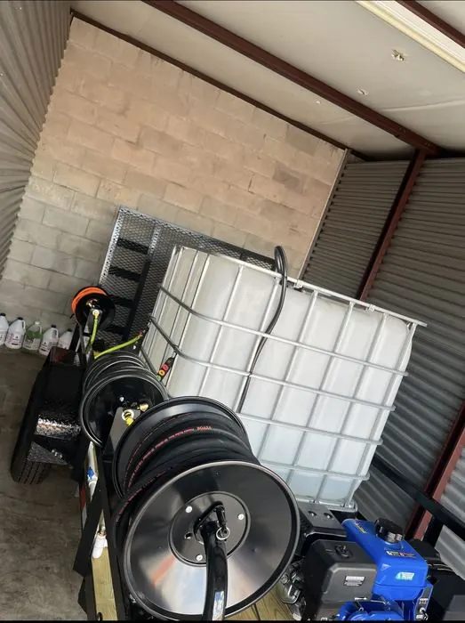 Piro's High Pressure Heroes professional pressure washing trailer rig Orlando FL